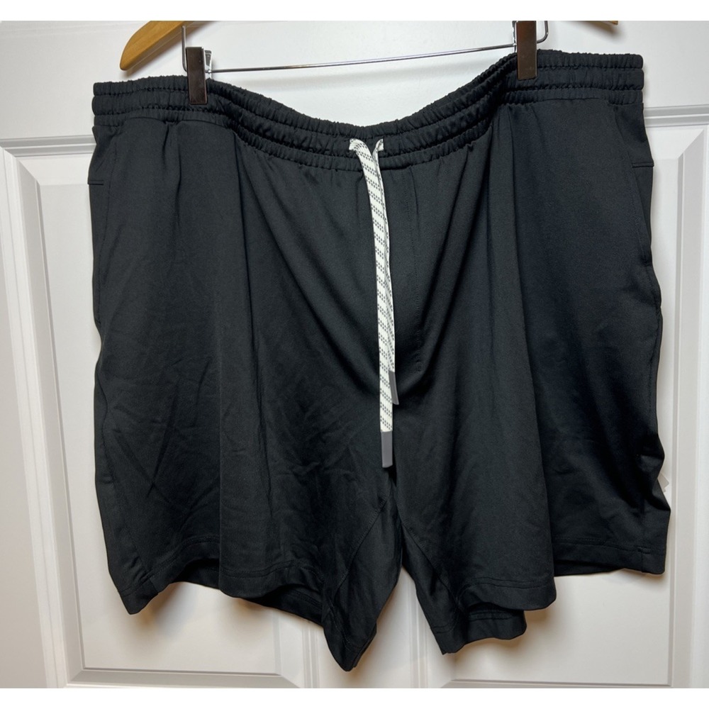 AKHG‎ Wanderwear 3XL Performance Shorts 8" Black  Stretch Duluth Trading NWOT
